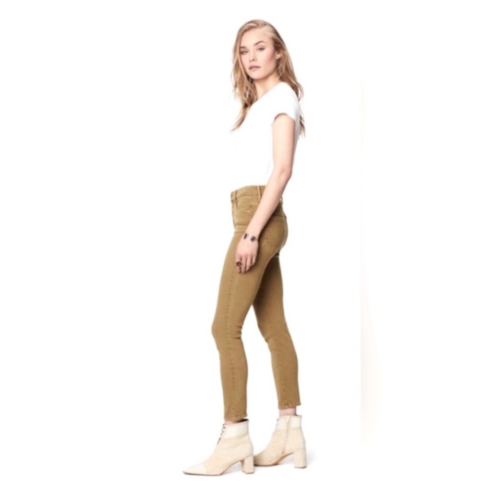 MOTHER high waisted looker ankle jeans size 24
